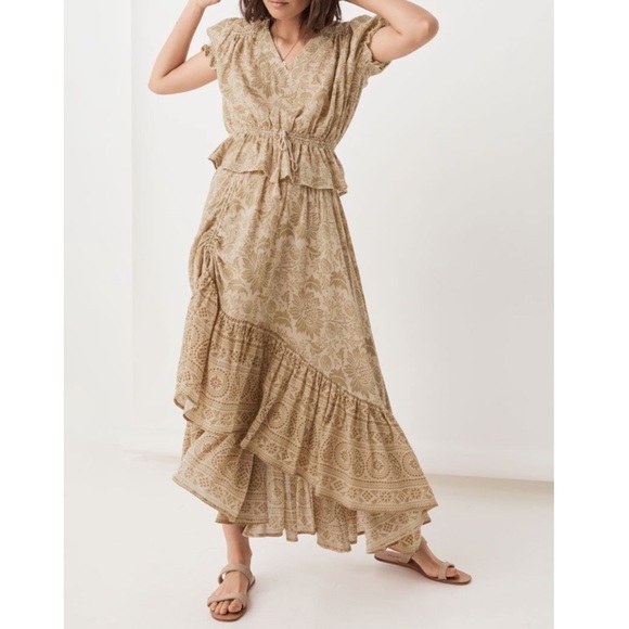 Lioness Ruched Maxi Skirt / Smoky - Picture 7 of 12